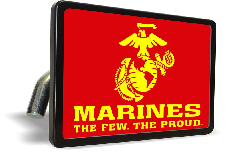 USMC - Marines - The Few. The Proud. - Tow Hitch Cover (r/y)